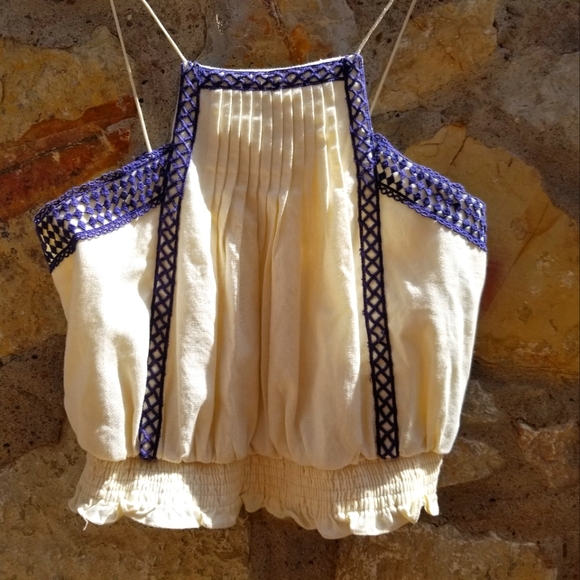 Moon River Anthropologie Peasant Tank - Picture 1 of 4